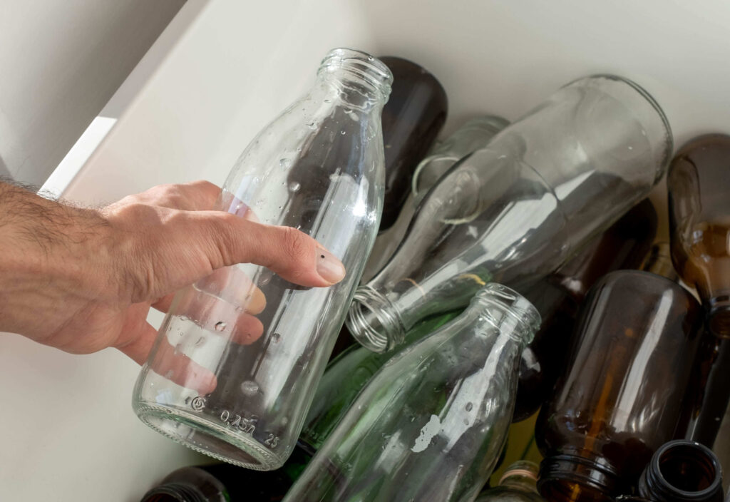 glass recycling done differently